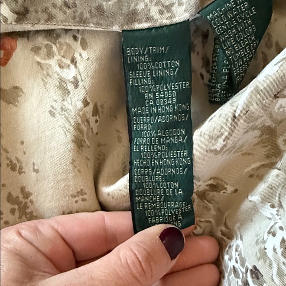 Vintage Ralph Lauren Quilted Denim Jacket - Picture 6 of 6